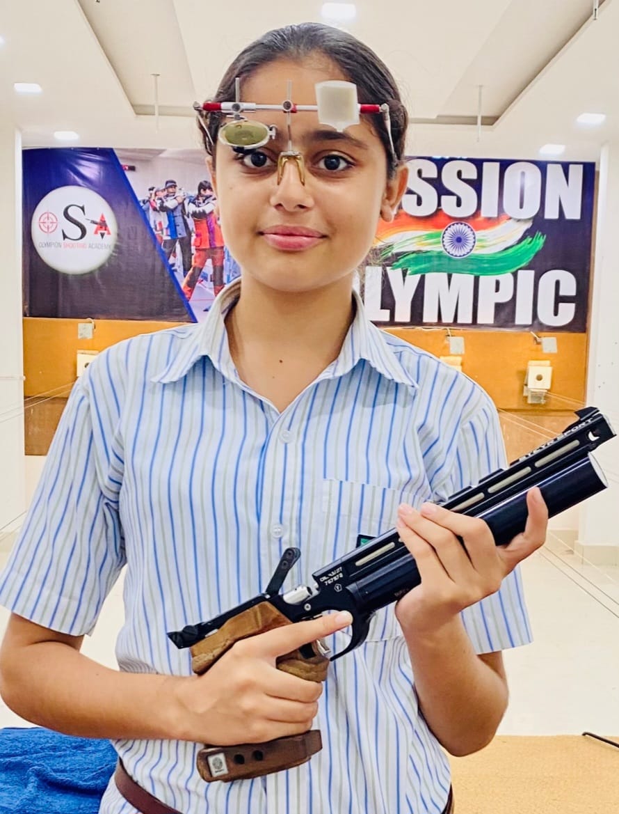 Farmer's shooter daughter Jasmine Kaur made it to the top eight shooters of the country.