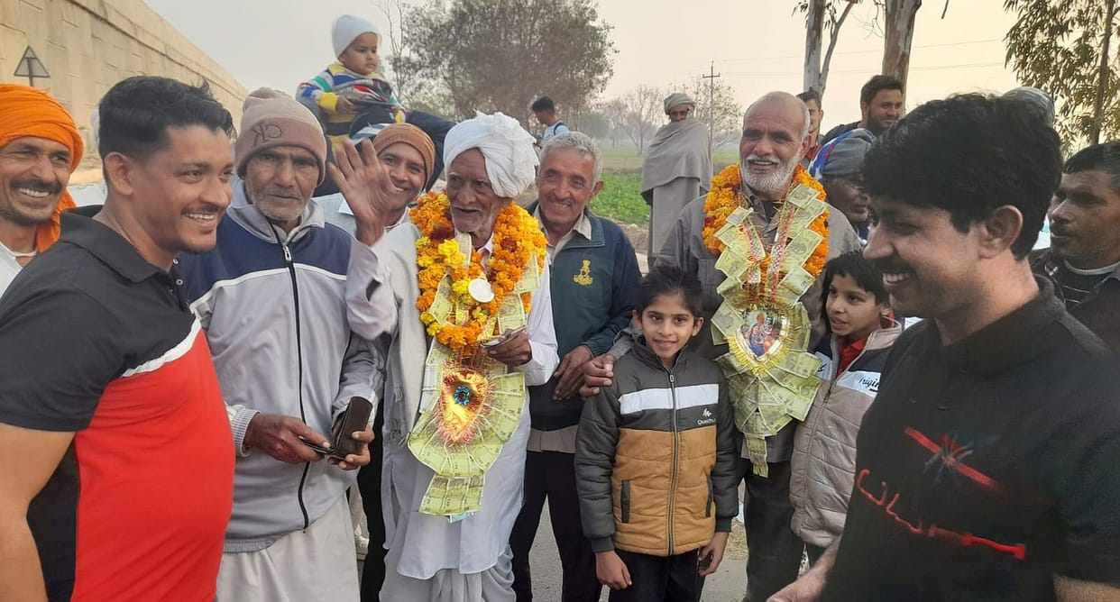 Even at the age of 90, spirit like youth, won gold in race