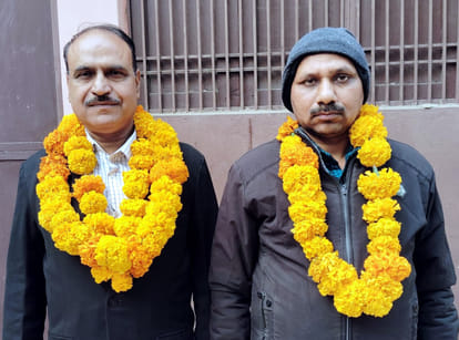 Girish elected president of Tehsil Bar and Gyan Singh elected general secretary