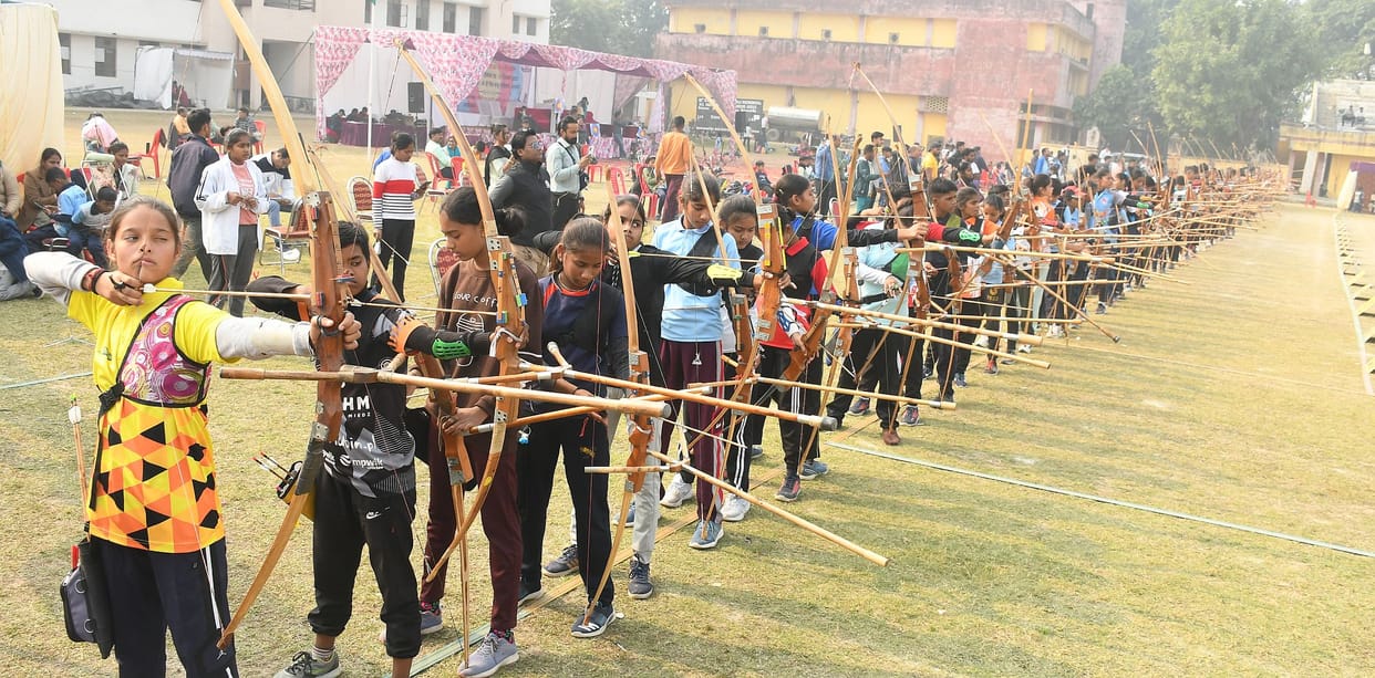 Krishna Kumar, Prachika and Manvi won in archery
