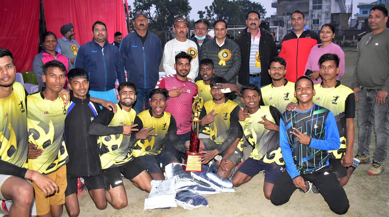 State level junior boys handball trophy named after Azamgarh