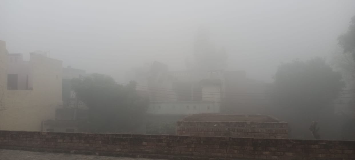 Life affected due to fog, visibility remained low