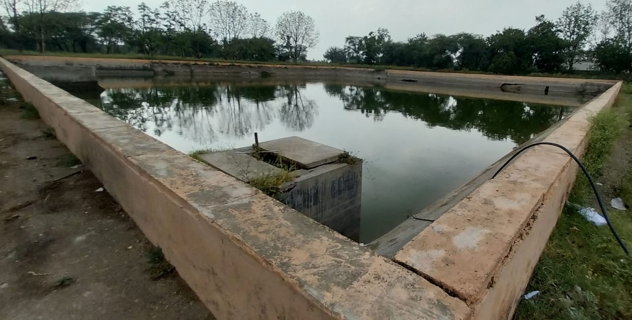 Water tank on the verge of becoming empty, water will reach the canals on January 2