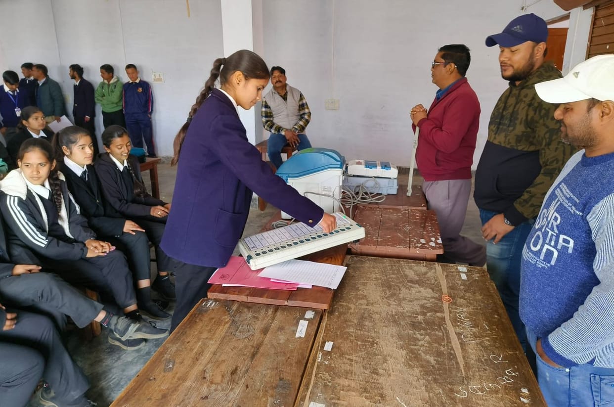 Made students aware for 100% voting