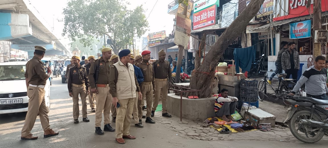 police erased encroachment from road