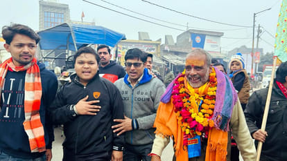 Left on foot to visit Khatu Shyam