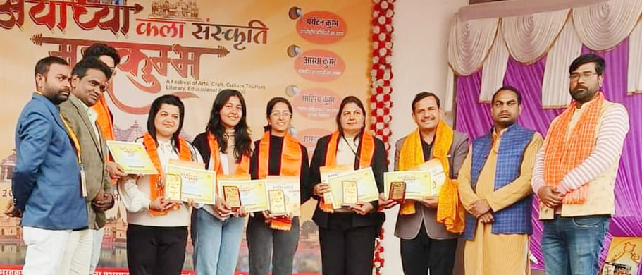 Dr. Neha Batra honored with Ayodhya Kala Ratna Award