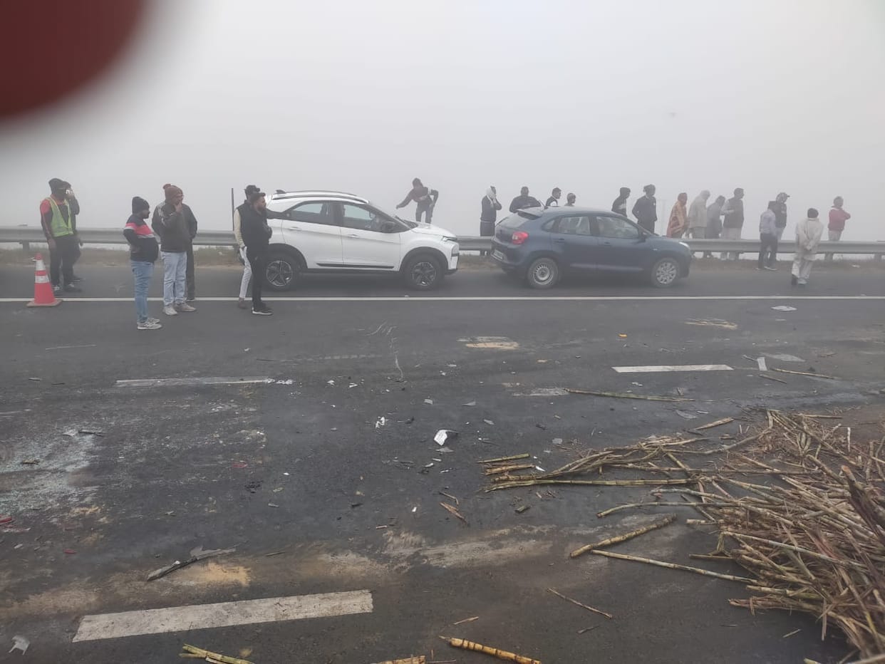 20 vehicles collided on Delhi-Meerut Expressway, jammed for five kilometers