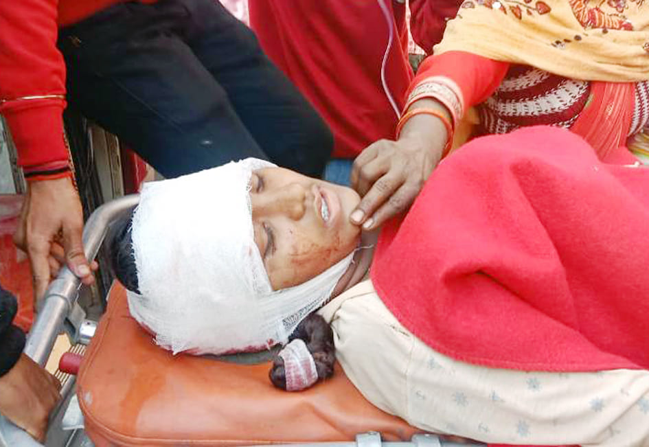 The tiger that came out of the farm attacked the teenage girl