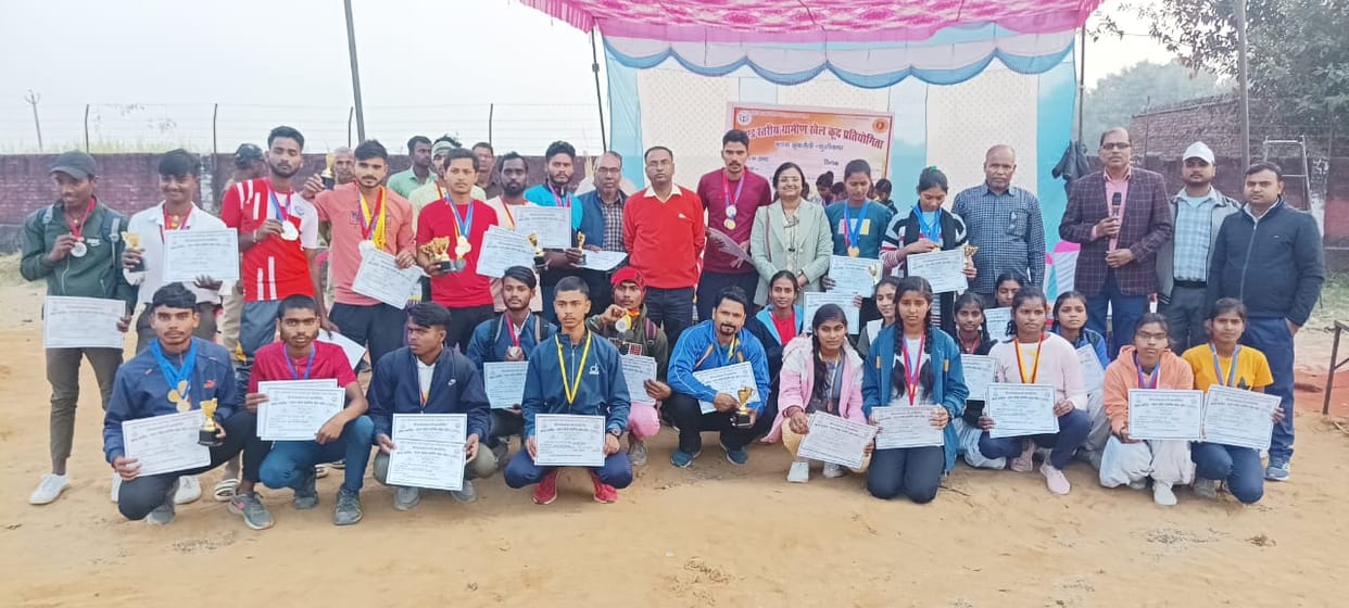 Players from rural areas showed talent in sports competition