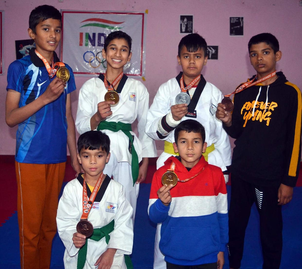 Gopeshwar's players won many medals in National Taekwondo