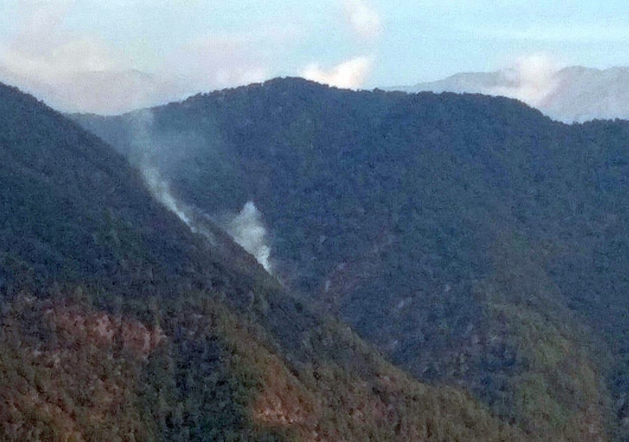 Poachers set fire in the forests of Ghandhura