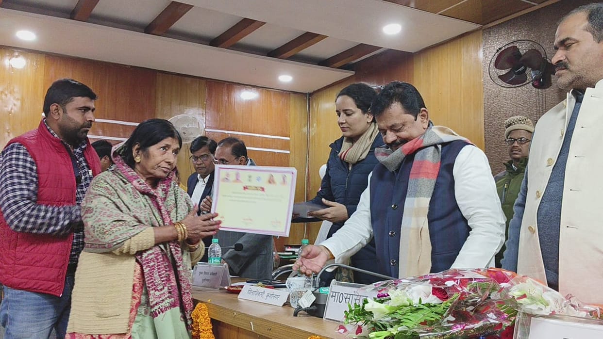 Village head of Goradia honored