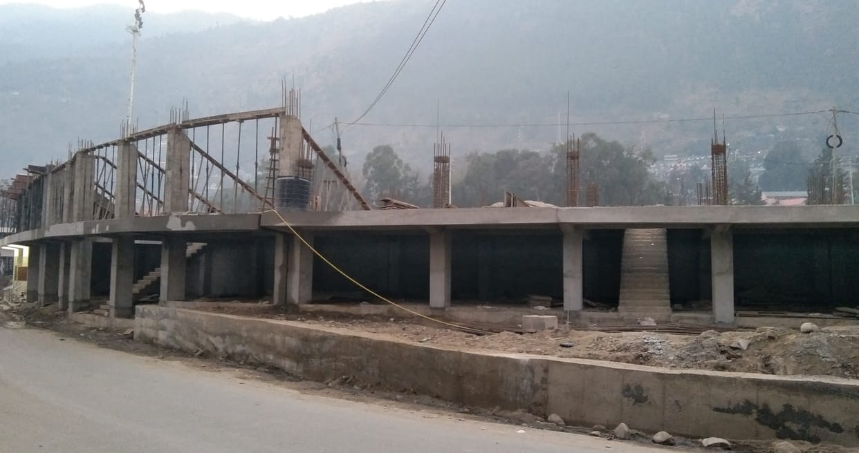 Modern toilets will be built at both ends of the pavilion