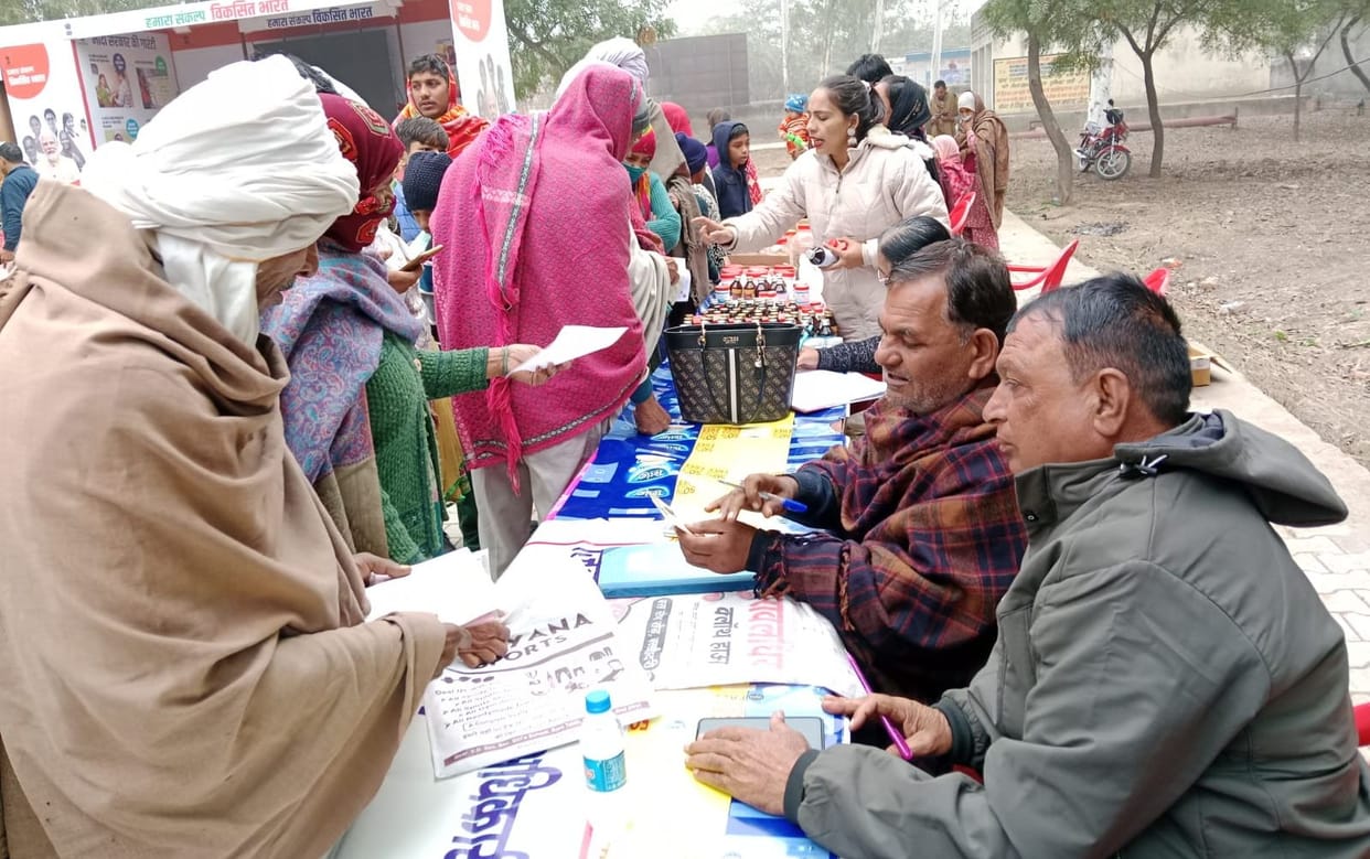 Vikas Bharat Sankalp Yatra reached Kharkramji and Barah Khurd villages