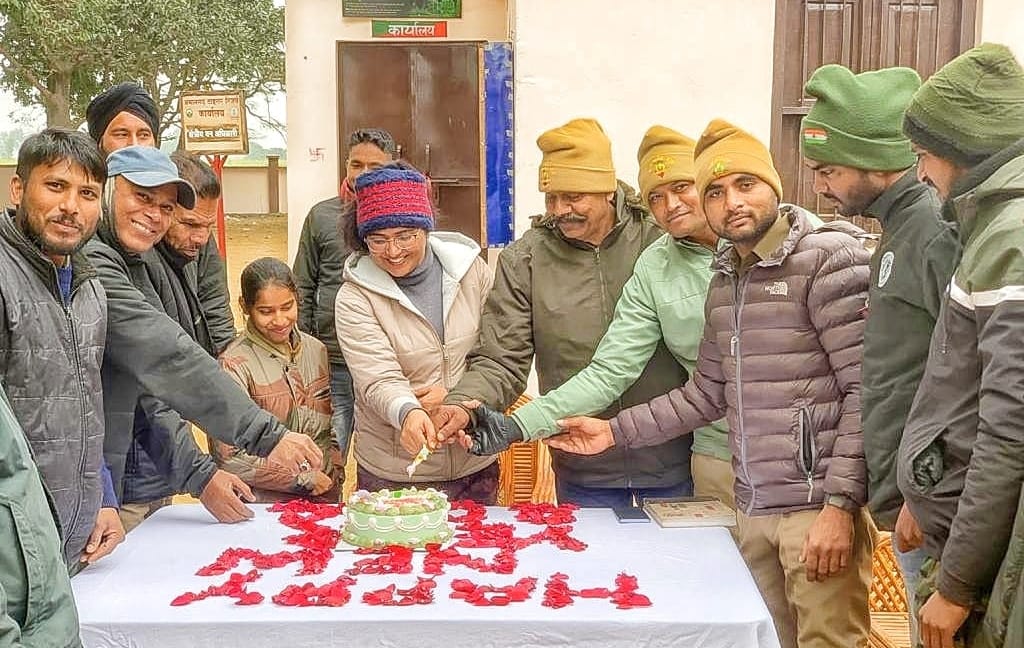 People remained immersed in joy, celebrated the beginning of the year 2024