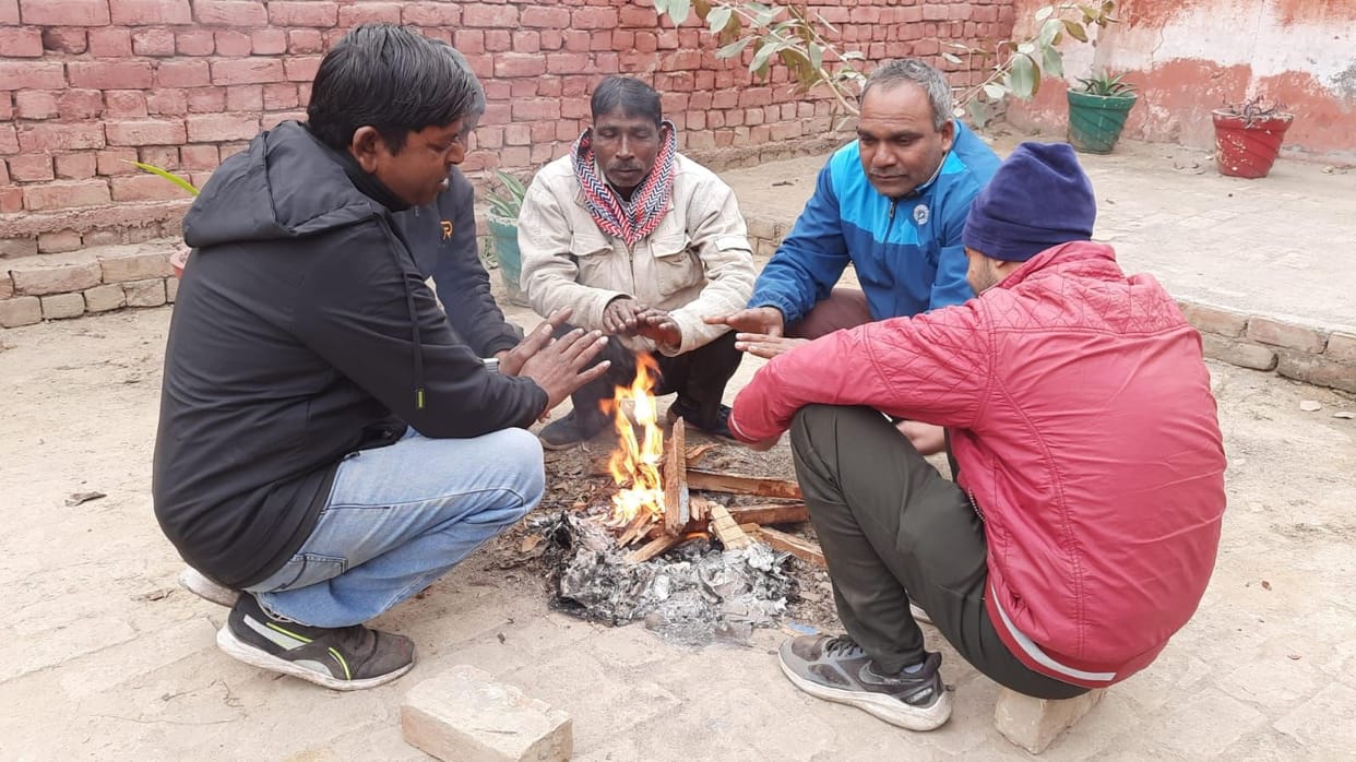 Cold wave increased, temperature reached five degrees Celsius