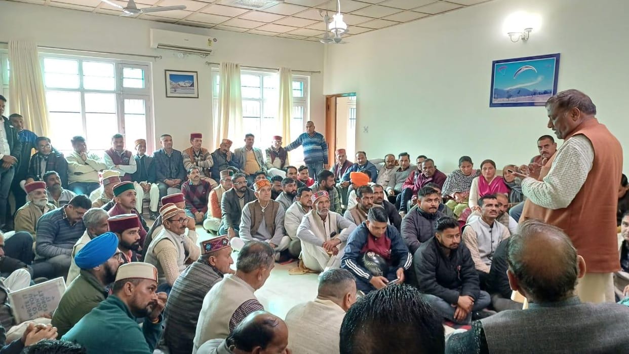bjp organised meeting in ponta shaib