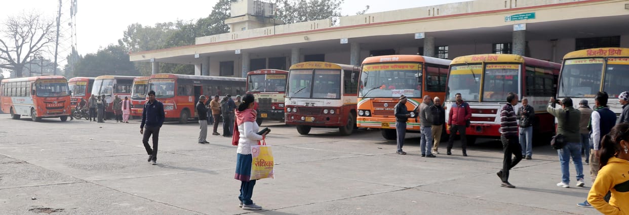 People of the district are distressed due to truck drivers' strike.