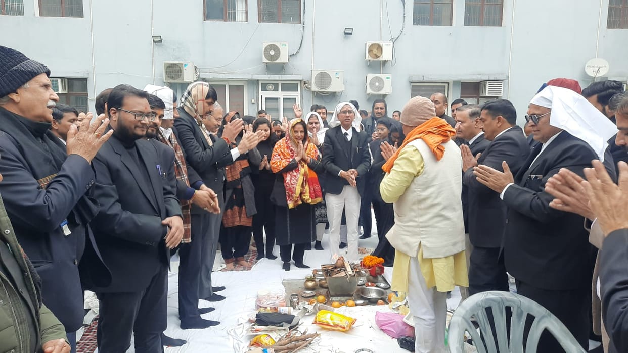 Lawyers started their work with havan