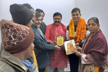 Honored for becoming a military officer