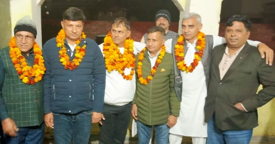 Jitendra Beniwal became the district head of the Government Primary Teachers Association.