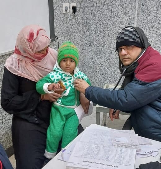 children falling ill in cold