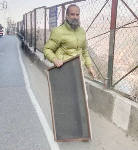 The city started becoming free from illegal hoardings and banners