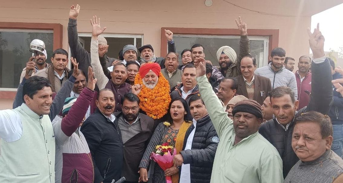 Baldev Groha, who became District President for the second time, will face the challenge of winning the Lok Sabha-Assembly.