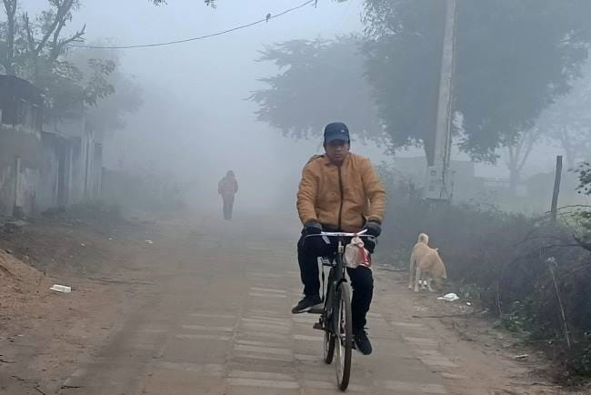 The sun did not shine throughout the day, the cold tormented me a lot