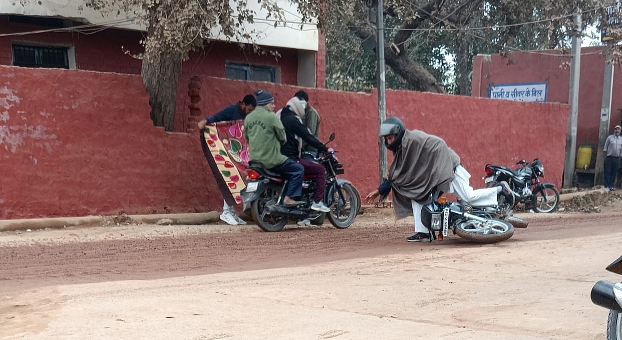 23 drivers lost their balance in Court Road
