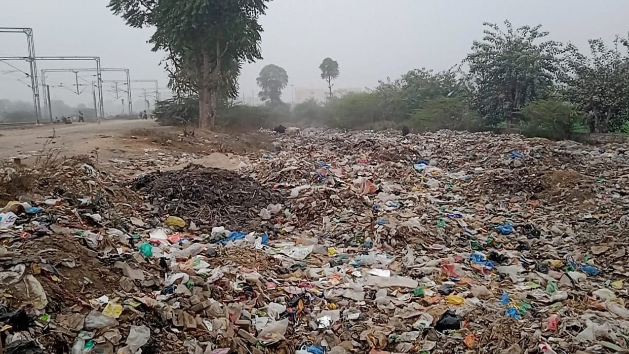 Zero Waste Day Garbage environmental problem, change in lifestyle environment health