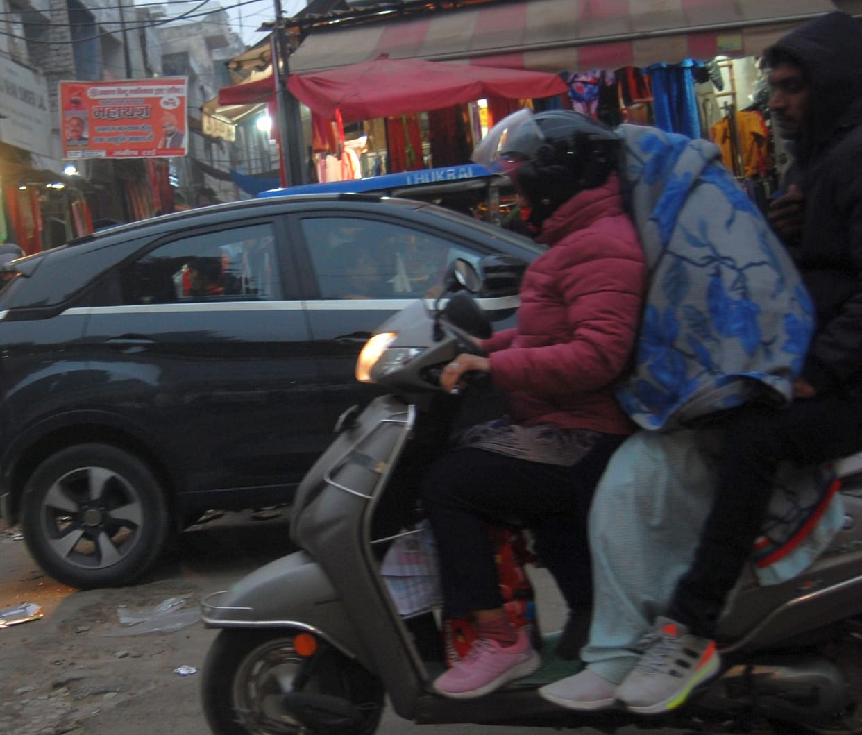 Day is as cold as night, people were seen shivering