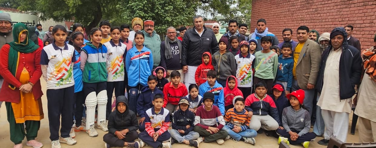 Neha selected in Haryana team in school cricket