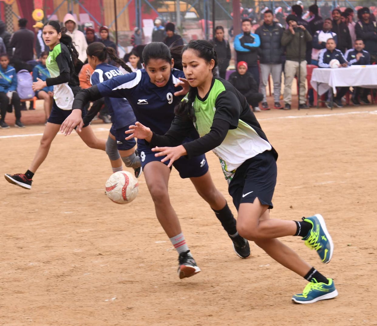 Haryana girls defeated West Bengal 20-8 and boys defeated Rajasthan 32-27