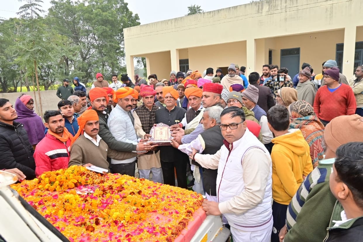 Shritan Singh Birth Centenary Sandesh Yatra welcomed