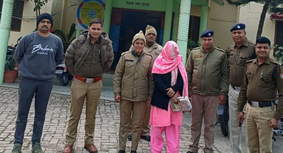 Drug addict aunt arrested