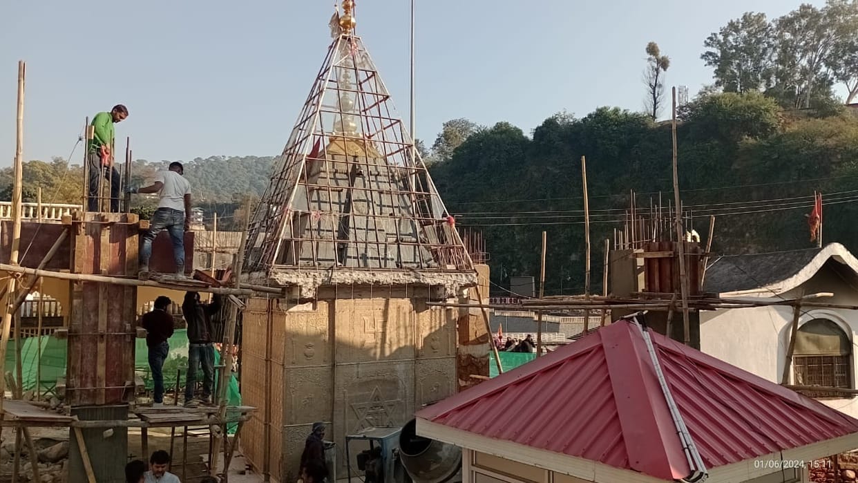 Help will be sought from the government for the construction of the sanctum sanctorum of Chamunda temple.