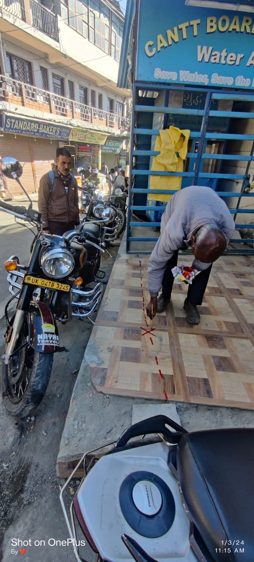 Partial encroachment of shops coming under beautification will be broken