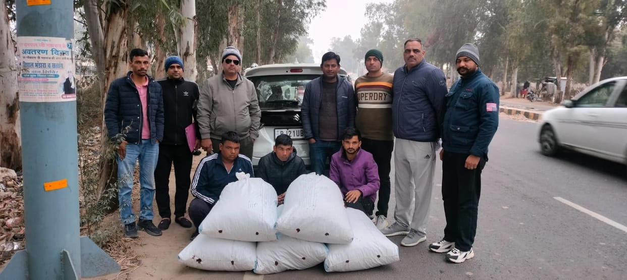 Three youths in car arrested with 80 kg doda poppy