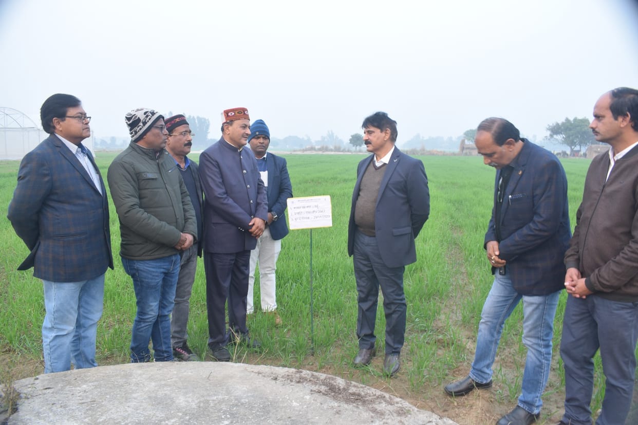 dpty director inspected krishi vigyan center