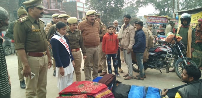 Sonam of class 11 became police station chief for a day... issued eight challans