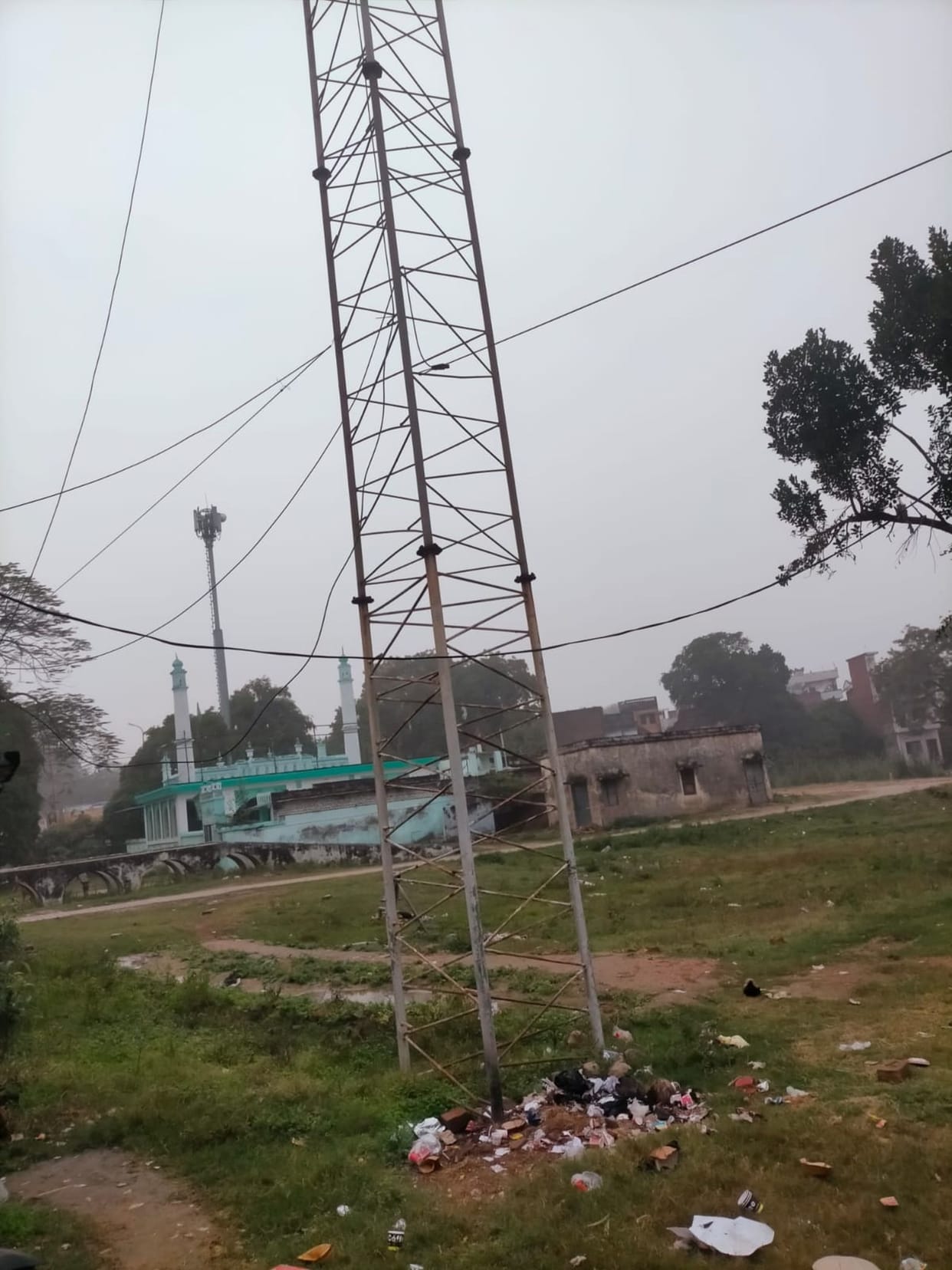 112 dial system destroyed due to lightning