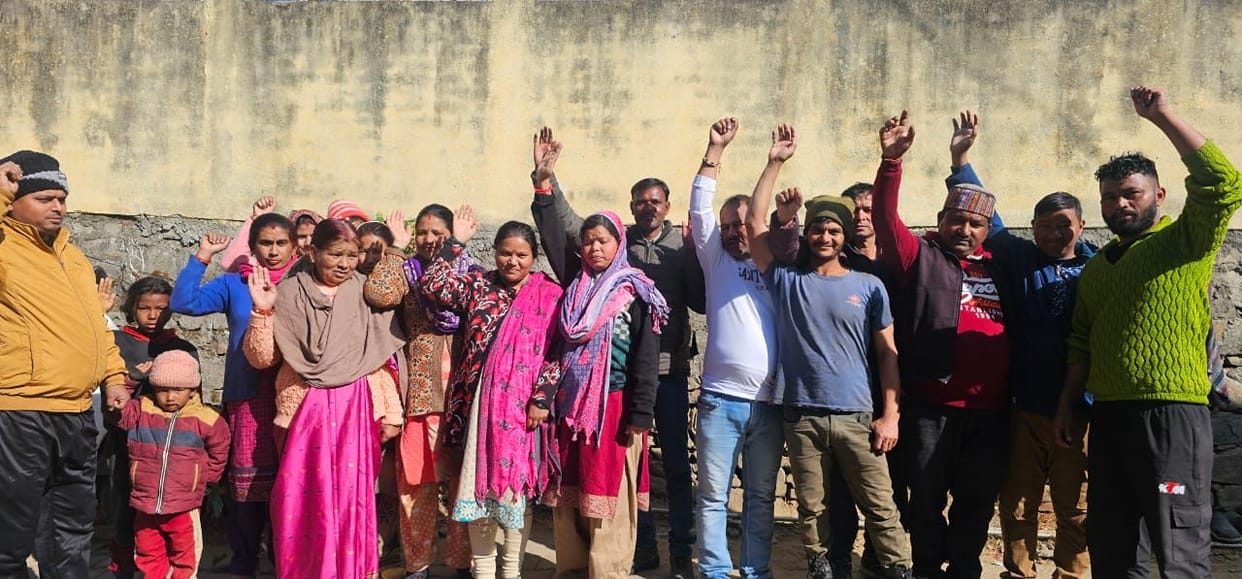 People angry over garbage not being collected in Gorkha Nagar locality