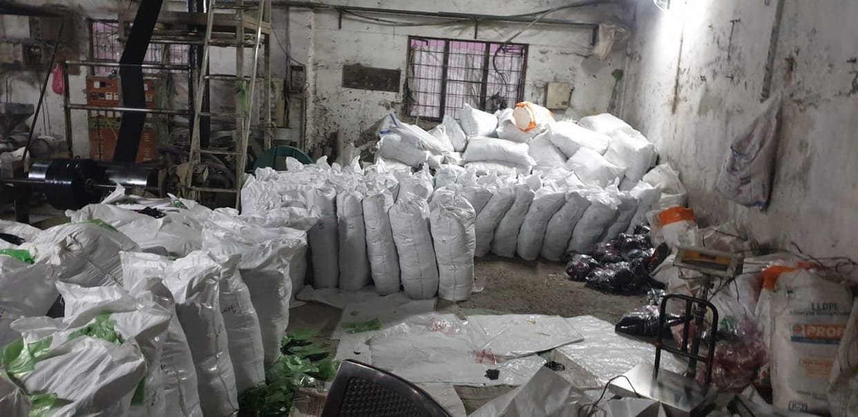 Banned plastic caught in Sidcul factory