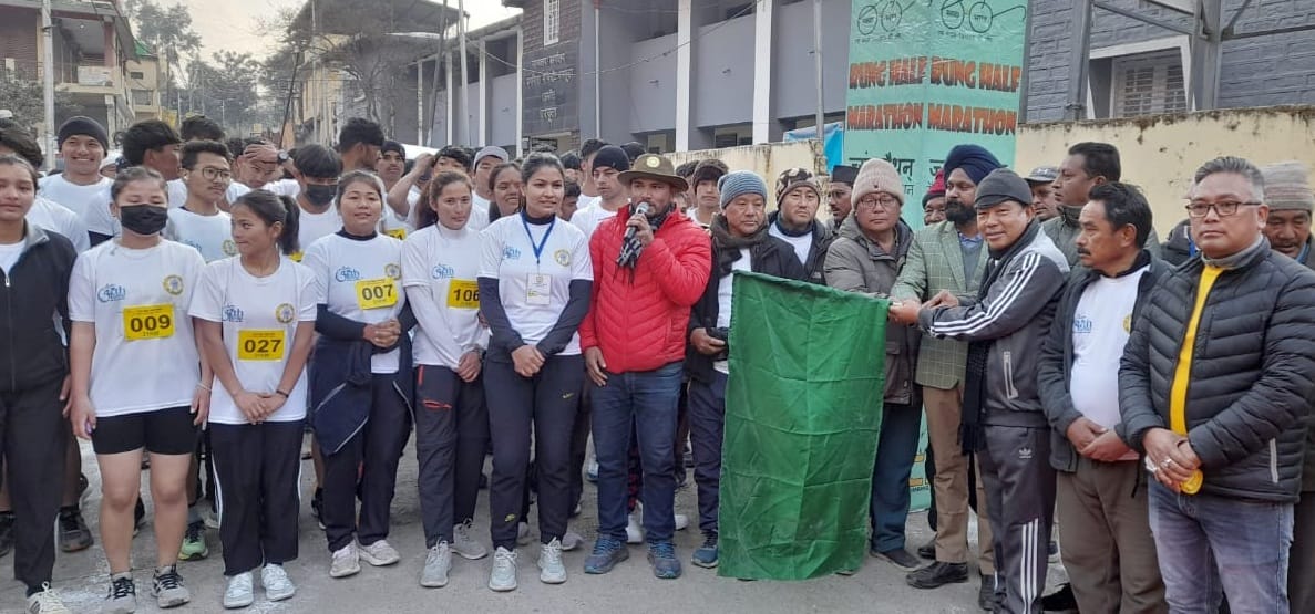 Khushal Singh of Almora completed half marathon in 96 minutes