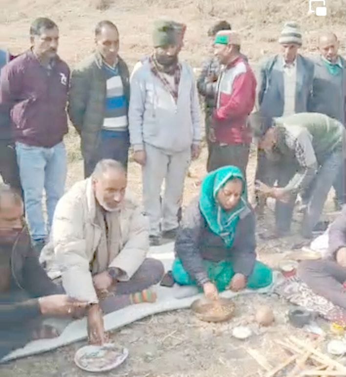 Bhoomi pujan of Jaika project in Sanghani