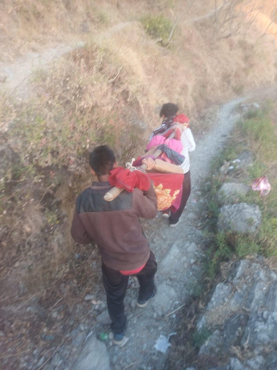 no road facility in harijan basti badwash panchyat