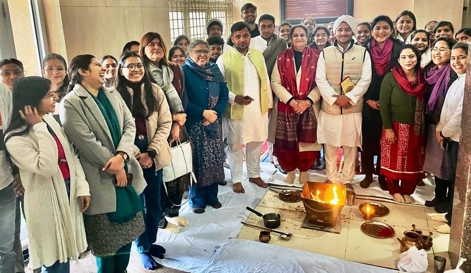 Havan performed in psychology department of MDU