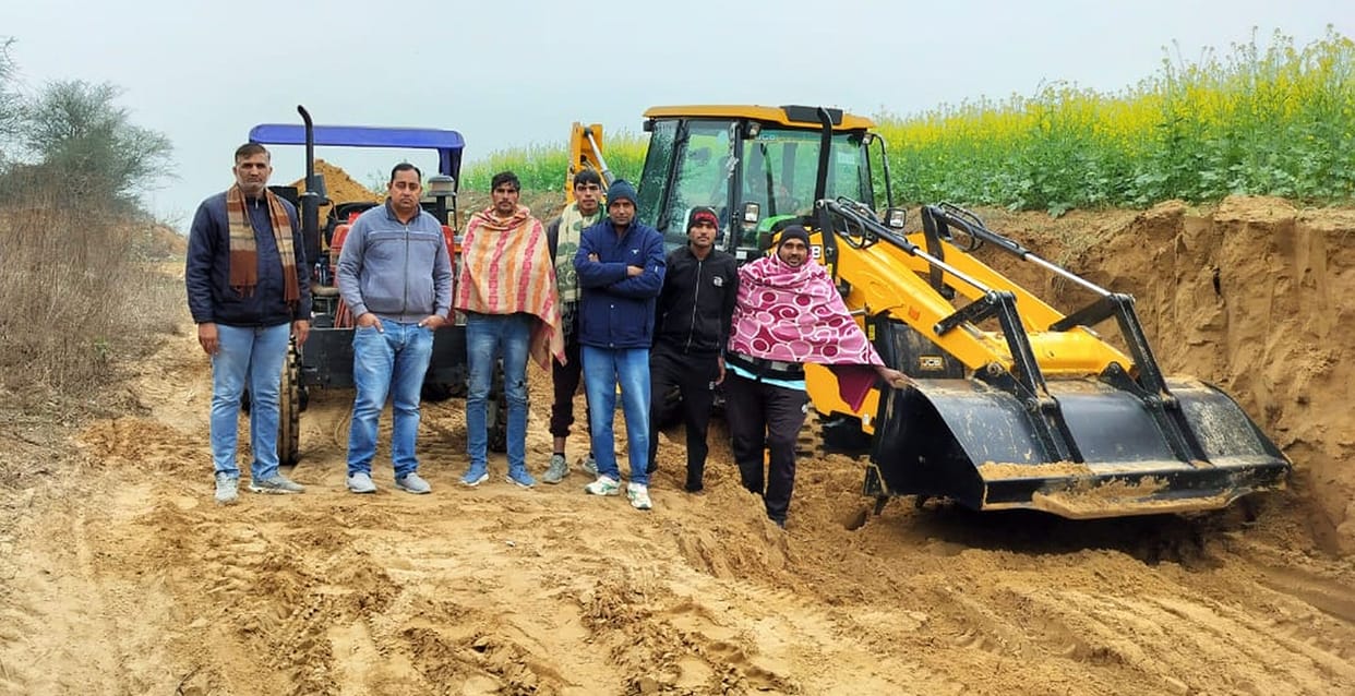 Road construction work started from Jagarambas to Mandhi Kehar